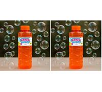 BEPER Bolle di Sapone 1 Litro - Bottiglia Richiudibile con Bastoncino Soffia Bolle - Liquido Microbiologicamente Testato - Ideale per Bambini 36M+ e Ricarica per Macchine Sparabolle (Confezione da 2)