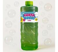 BEPER Bolle di Sapone 2 Litri - Bottiglia Richiudibile con Bastoncino Soffia Bolle - Liquido Microbiologicamente Testato - Ideale per Bambini 36M+ e Ricarica per Macchine Sparabolle
