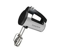 BEPER BP.350 Sbattitore, Fruste in Acciaio, 300 W, Inossidabile, Argento/Nero
