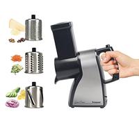 Grattuggia Formaggio Elettrica E Affettaverdura Multifunzione Acciaio 430w