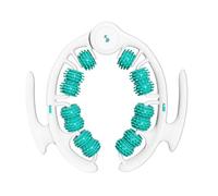 BEPER C301ABE500 Rullo Massaggiante Anticellulite, Massaggiatore Manuale Corpo con Rulli Dentellati, Stimola Microcircolazione e Drenaggio, per Cosce, Glutei, Addome e Braccia