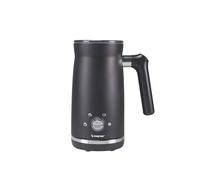 BEPER P101CAF001 Schiuma latte automatico, Monta latte con Coperchio, Riscaldare - 300 ml,Capacità 500 ml, Nero, Schiumino 4 Funzioni, Potenza 500W