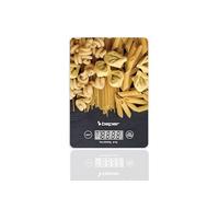 BEPER P102BIL003 Bilancia digitale, Piatto in vetro temperato, Bilancia da cucina con display LCD e tasti touch, Funzione tara, Portata massima 5kg, Spegnimento automatico, Fantasia Pasta