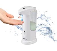 BEPER P201UTP004 Dispenser Sapone Automatico con Erogazione Regolabile Sensore di Precisione e Protezione Anti Goccia, 370ml Bianco