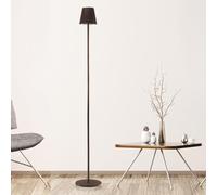 BEPER P201UTP403 Lampada da terra con altezza regolabile, Lampada da scrivania 2,3W, Lampada ricaricabile cavo USB type-C, 3 tonalità di Luce, Ruggine