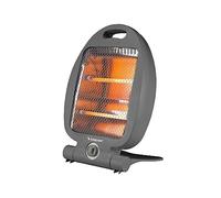 BEPER P203PAN004 Stufa al quarzo, 400/800W, Rapido riscaldamento, 2 Livelli di potenza, 2 Elementi riscaldanti, Funzione Eco, Autospegnimento, Grigio