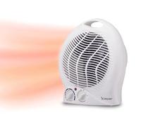 BEPER P203TER202 Termoventilatore, 2000W, 2 Potenze selezionabili, Termoventilatore compatto con Termostato regolabile, Modalità Eco e Autospegnimento, Bianco