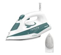 BEPER P204FER005 Ferro da Stiro a Vapore SteamPro 300 - Piastra in Acciaio, Serbatoio 300ml, 2200W - Vapore Continuo 27g/min e Colpo di Vapore - Sistema Anticalcare, Antigoccia e Autopulente