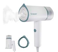 BEPER P204FER210 Stiratrice Verticale Portatile Pieghevole - 1200W, Vapore Continuo 18g/min, Serbatoio 100 ml Removibile, Spazzola Levapelucchi Inclusa, Adatta a Tutti i Tessuti, Perfetta da Viaggio