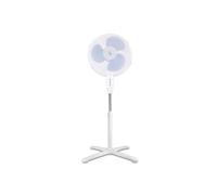 BEPER P206VEN103 Ventilatore a Piantana 3 Pale, Altezza Regolabile fino a 125cm, 3 Velocità, Oscillazione Automatica, Montaggio Facile Senza Utensili, Griglia 40cm in Acciaio, Base a Croce, 40W