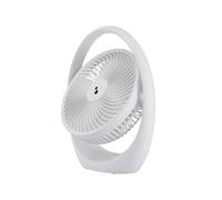 BEPER P206VEN425 Ventilatore da Tavolo Ricaricabile con Luce LED, Ventilatore Portatile 3 Velocità, Luce Notturna 2 Intensità, Autonomia 5h, Inclinazione Regolabile, USB