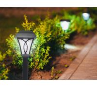 beper P207ILO040 Set di 4 Lampade Solari per Vialetti e Giardini con Picchetto