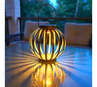 BEPER P207ILO301 Lampada Solare da Giardino, Luce Solare LED da Esterno in Ferro, Effetto Scenografico Decorativo, Accensione Automatica, Autonomia fino a 8 Ore, IP44