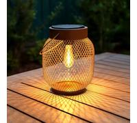 BEPER P207ILO302 Lampada Solare da Giardino, Lampada Solare LED da Esterno in Ferro, Effetto Scenografico Decorativo, Accensione Automatica, Autonomia fino a 4 Ore, IP44
