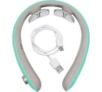 BEPER P302MAS100 Dispositivo per massaggio cervicale con 6 modalità e intensità regolabile - Ricaricabile con porta USB e funzione di riscaldamento