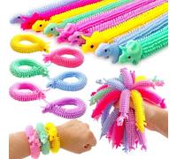 BEPER SquiZ Braccialetto Sensoriale 2 in 1, Bracciale Elastico Antistress in Gomma TPR, Ipoallergenico e Sicuro, Allungabile, Indossabile, Gioco Sensoriale per Bambini, Colori Assortiti, 17 cm