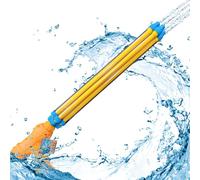 BEPER Tubo Spara Acqua a Pompa 57cm, 4 Potenti Spruzzi fino a 10 Metri, Giocattolo Estivo per Bambini 36M+, Pistola Acqua Manuale in Plastica PP, Per Giardino, Mare e Piscina
