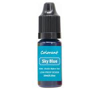 bephible Colorante per candele da 10 ml, essenza di colore, per candele, cera di soia, paraffina, colorante per la casa, blu cielo