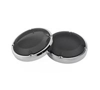 BePhon Carenatura Mount Speaker Trim Grill Cover per Harl&EY TO&UR&in&G Electra Glibe 1983-2020 2 Pezzi Moto 6.5 "bisaccia Coperchio Altoparlante griglia Copertura(Chrome Black)
