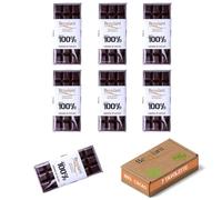 Beppiani 100% Massa di Cacao, Cioccolato Artigianale, vegana, senza zucchero, ricca di antiossidanti, per diete bilanciate - Made in Italy set (7 Tav. Classica)