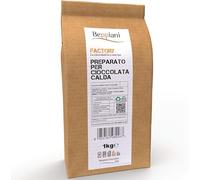 Beppiani, cioccolata calda 1kg, preparato per cioccolata calda, equivalente di 40 dosi di cioccolata calda bustine, densa e cremosa come al bar, aroma intenso, ingredienti naturali e gluten free
