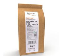 Beppiani, cioccolata calda 1kg, preparato per cioccolata calda, equivalente di 40 dosi di cioccolata calda bustine, densa e cremosa come al bar, aroma intenso, ingredienti naturali e gluten free