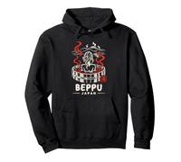Beppu Japan Onsen Hot Spring Kannawa Viaggio Souvenir Felpa con Cappuccio