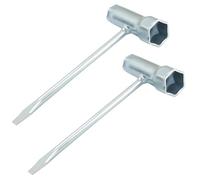 BEPSYOM 2 Pezzi Chiave per Candele Chiave a T per Motosega Chiave Combinata (13 mm x 19 mm)