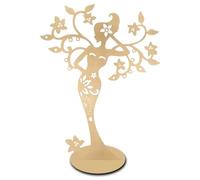 BEPSYOM Porta Collane da Appendere, Albero Porta Gioielli da Appendere, Porta Orecchini da Appendere, Porta Orecchini e Collane, Espositori in Legno per Gioielli, Appendi Collane