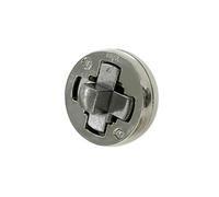 BePuzzled Hex Hanayama Cast Metal Brain Teaser Puzzle Mensa Rated Level 3, for