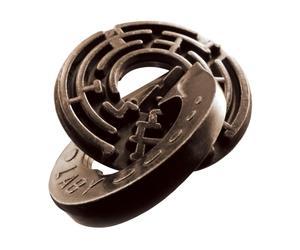 BePuzzled Labyrinth Hanayama Metal Brainteaser Puzzle Mens Level 5, for