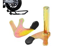 Béquille arrière Moto robuste Avec Bras oscillant et 2 crochets pour béquille d'atelier, Supports Stables pour l'entretien, le levage, Les vélos de Route et Les VTT, Garage et Atelier