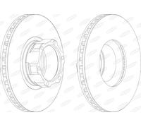 BERAL BCR119A Disco freno per MERCEDES-BENZ