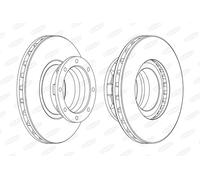 BERAL BCR187A Disco freno per MERCEDES-BENZ