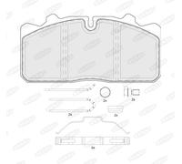 BERAL BCV29088TK Kit pastiglie freni