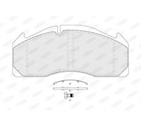 BERAL BCV29125TK Kit pastiglie freno, Freno a disco per VOLVO