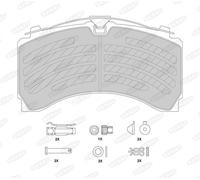 BERAL BCV29244TK Kit pastiglie freno, Freno a disco per MERCEDES-BENZ