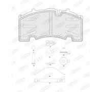 BERAL BCV29264TK Kit pastiglie freno, Freno a disco