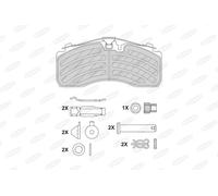 BERAL BCV29287TK Kit pastiglie freno, Freno a disco per DAF,IVECO,MAN,MERCEDES-B