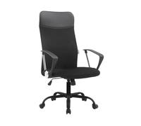 BERARDI Sedia da Ufficio Ergonomica, Nera, Schienale Traspirante