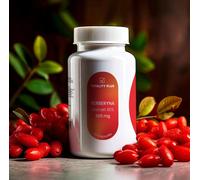 Berberina - 120 capsule di estratto di radice - 500 mg - pressione...