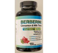 Berberina 12000Mg Con Cannella Di Ceylon 3000Mg, Cardo Mariano 150Caps
