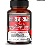 Berberine Complesso 13000mg Ceylon Cannella 1000mg, Latte Cardo Gymnema 150caps