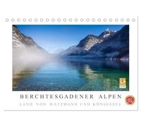 Berchtesgadener Alpen - Land von Watzmann und Königssee (Tischkalender 2026 DIN A5 quer), CALVENDO Monatskalender: Der Nationalpark Berchtesgaden: ... Sie einzigartige Naturschönheiten und Dörfer.