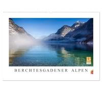 Berchtesgadener Alpen - Land von Watzmann und Königssee (Wandkalender 2026 DIN A2 quer), CALVENDO Monatskalender: Der Nationalpark Berchtesgaden: ... Sie einzigartige Naturschönheiten und Dörfer.