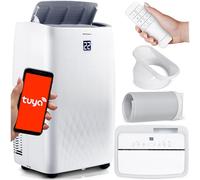 Berdsen Condizionatore portatile 5 in 1 14000 BTU - Raffreddamento, riscaldamento, deumidificazione, ventilazione, modalità sleep - Tuya Smart App - Efficienza energetica