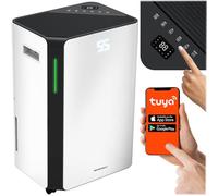 Berdsen Deumidificatore elettrico - 20 l/24 h - Wi-Fi LED App Controllo - Silenzioso risparmio energetico - Bianco