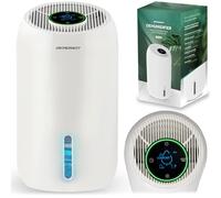 Berdsen Deumidificatore elettrico deumidificatore silenzioso fino a 34 dB serbatoio acqua 1650 ml risparmio energetico LED BD-529 bianco