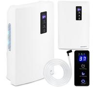 BERDSEN Deumidificatore - Funzione di purificazione dell'aria - Tecnologia Peltier, UV, efficiente, facile da usare, funzionamento silenzioso, timer - 700 ml al giorno - Serbatoi d'acqua 2000 ml - Per