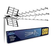 Berdsen DVBT2 Antenna con amplificatore interno 13-15 dB - Portata fino a 80 km - Antenna esterna esterna esterna - Filtro LTE - Full HD Ultra HD 4K